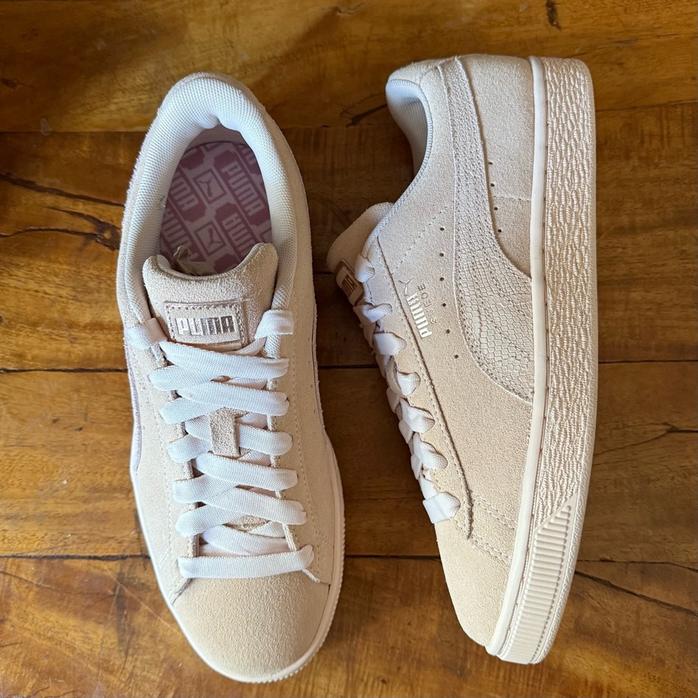 Puma Suede XXI Sneakers – Nude / Blush Pink – Women’s Size 8 - Picture 2 of 13